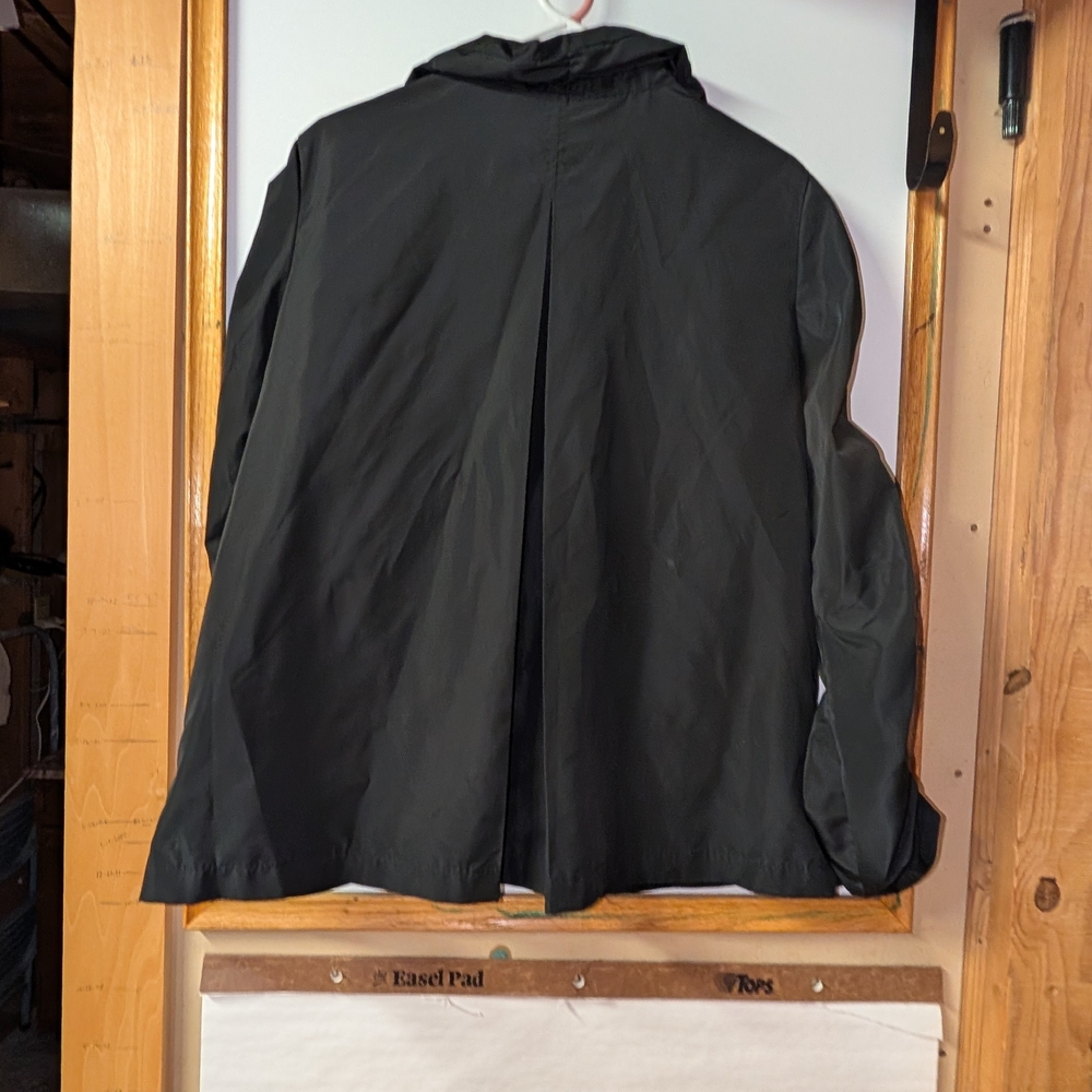 Renuar Black Ruched-Sleeve Zip Jacket - Picture 3 of 6